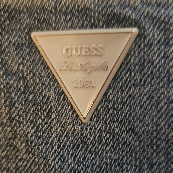 Vintage Guess Women's Jeans - Light Blue Size 27 & Dark Blue Size 28 - Picture 2 of 16
